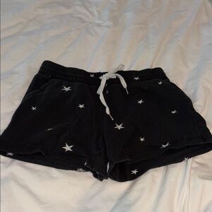 Black Star Print  Shorts